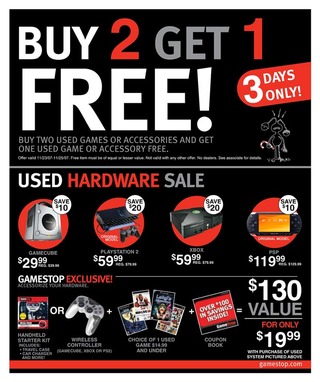 Illustration for article titled EB Games/GameStop Black Friday Ads Revealed